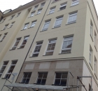 Rekonstrukce fasády na objektu České spořitelny Karlovy Vary